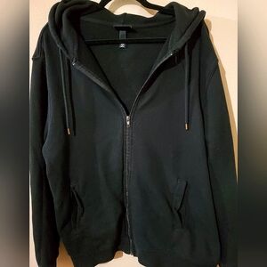 H&M Black XL Zipup Hoodie